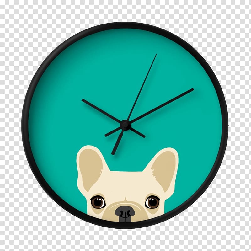 Clock Dog Furniture Table, clock transparent background PNG clipart