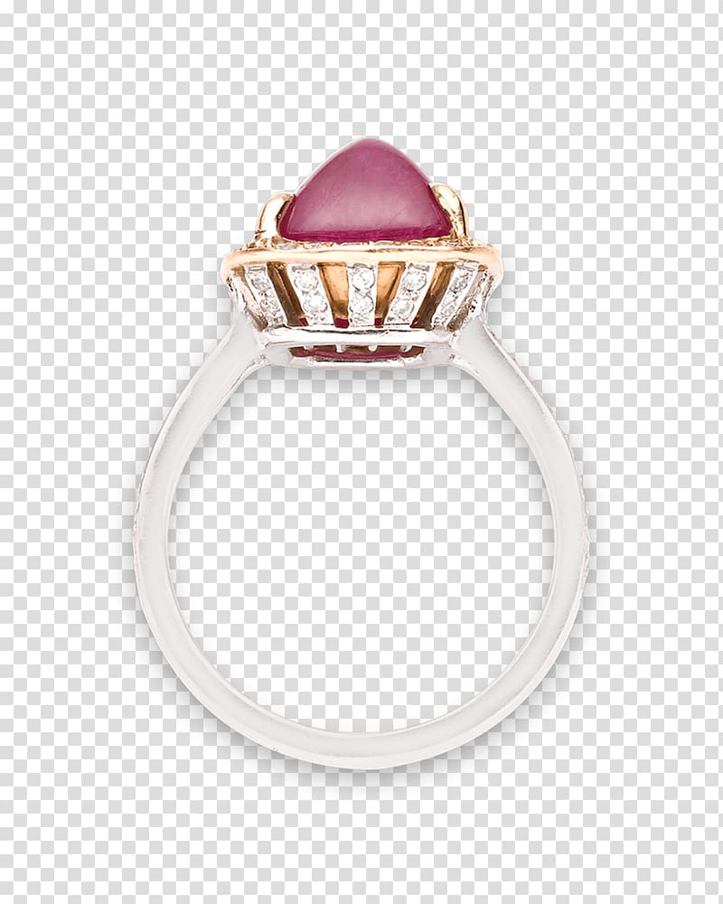 Jewellery Gemstone Ring Ruby Cabochon, cobochon jewelry transparent background PNG clipart