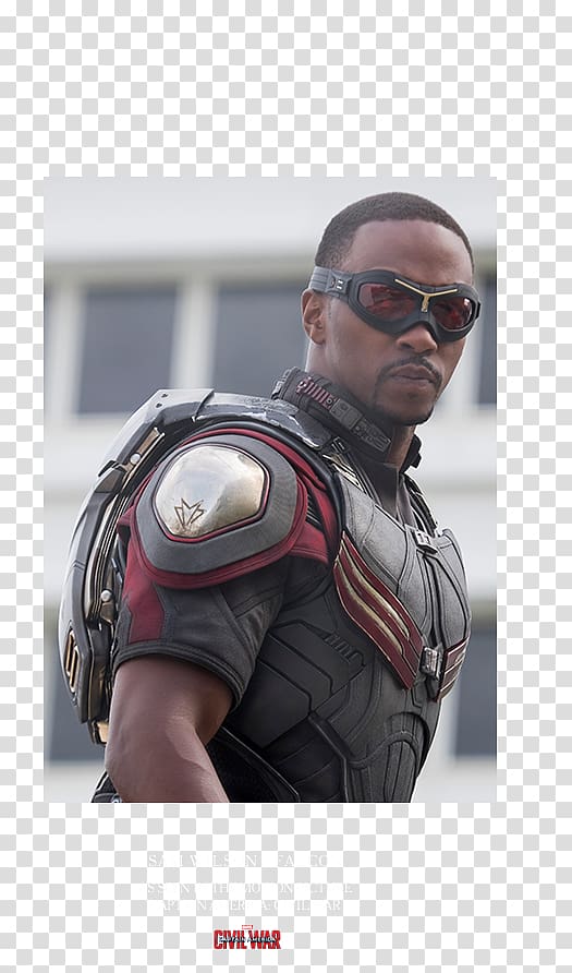 Anthony Mackie Falcon Captain America: Civil War Superhero, falcon transparent background PNG clipart