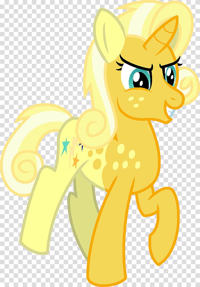 Pony Illustration, gold dust transparent background PNG clipart