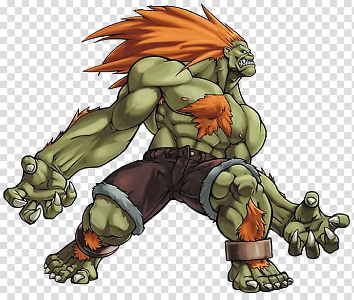 Street Fighter IV Blanka Street Fighter II: The World Warrior Capcom vs.  SNK 2, Blanka, game, video Game, street Fighter IV png