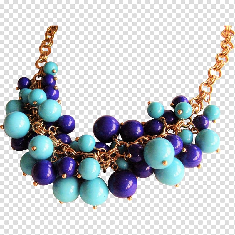 Necklace Jewellery Bead Turquoise Chain, beads transparent background PNG clipart