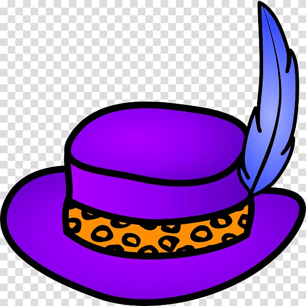 Hat Free content , Funny Purple transparent background PNG clipart