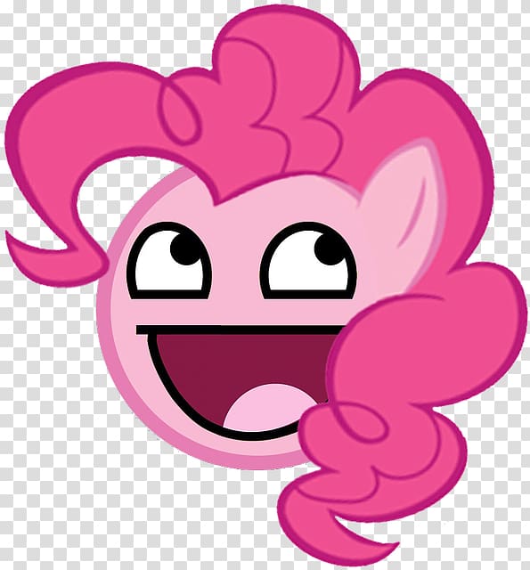 Pinkie Pie Face Smiley Pin Badges, Get Awesome Face transparent background PNG clipart