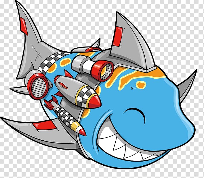 Shark Cartoon Illustration, Cartoon shark transparent background PNG clipart