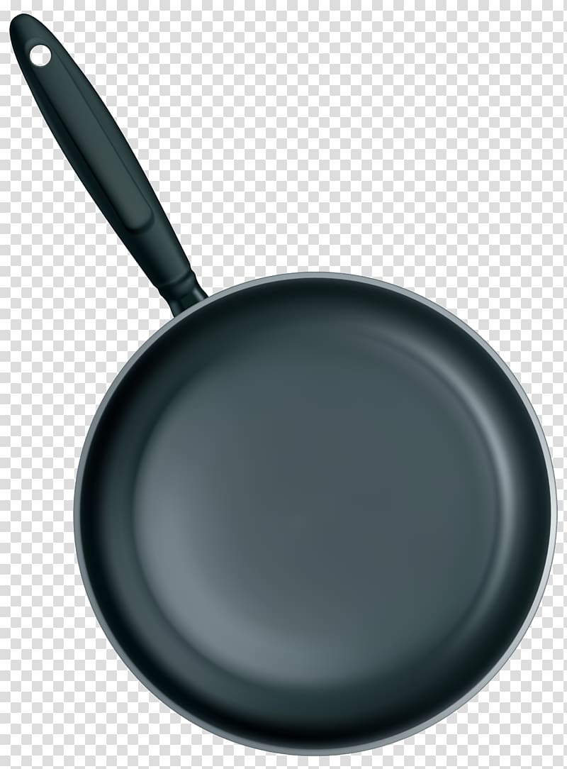 black frying pan, Fried egg Frying pan Full breakfast , Frying Pan transparent background PNG clipart