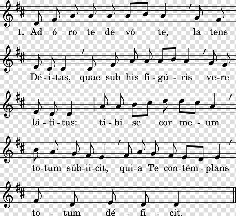 Sheet Music Hymnal Adoro te devote Song Peat Bog Soldiers, sheet music transparent background PNG clipart