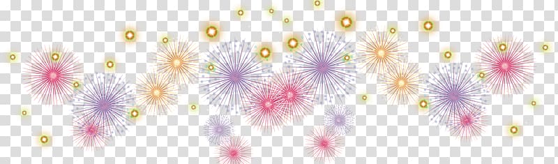 red and yellow flower , Paper Floral design Interior Design Services Textile Pattern, Beautiful beautiful fireworks celebration festival transparent background PNG clipart