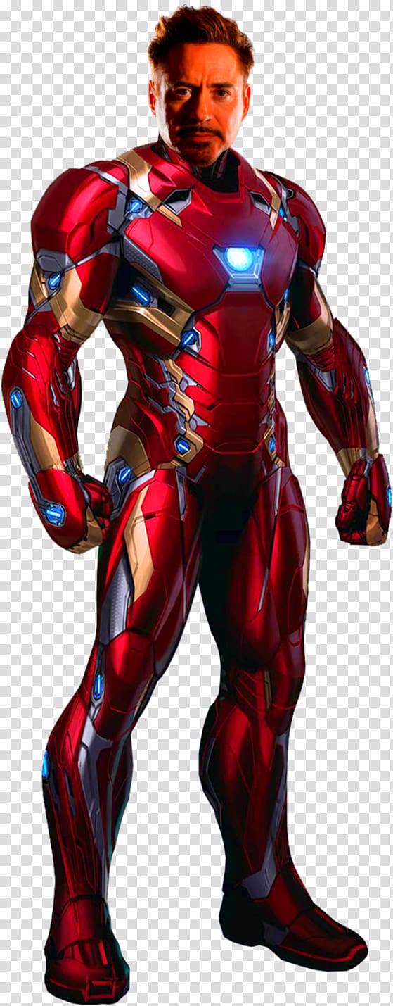 Robert Downey Jr. Iron Man\'s armor Avengers: Infinity War Spider-Man, robert downey jr transparent background PNG clipart