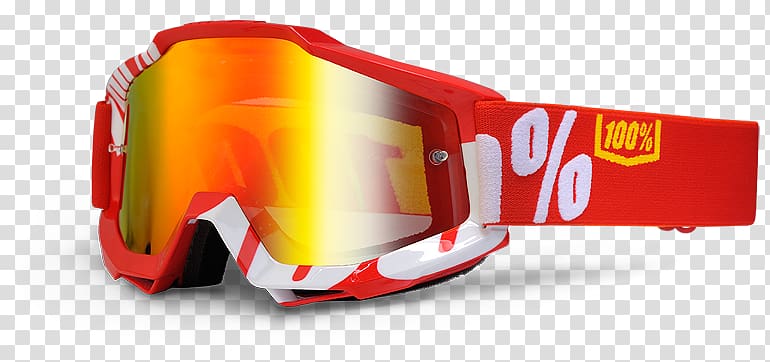 Goggles Glasses 100% Accuri Clothing Accessories Lens, Moto Cross transparent background PNG clipart