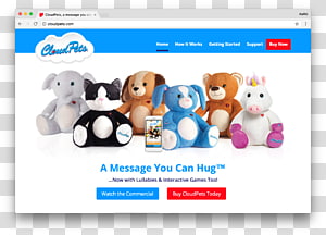 CloudPets Stuffed Animals & Cuddly Toys Teddy bear Connected toys, toy transparent background PNG clipart thumbnail