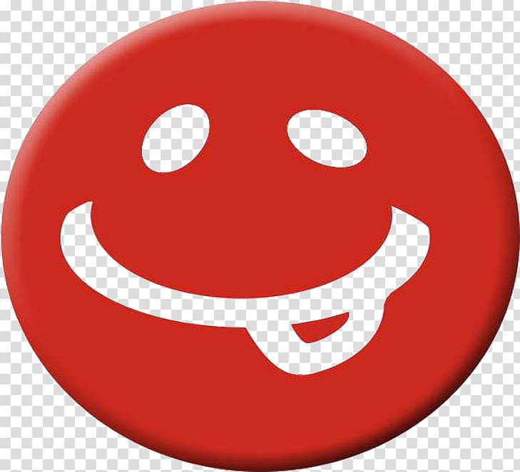 Smiley Red Icon, Red circle pie smiley face icon transparent background PNG clipart