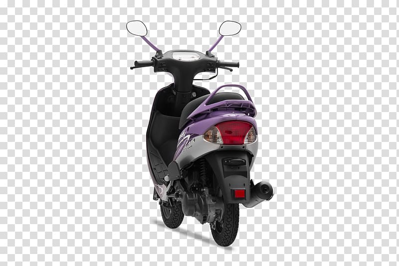 Motorized scooter TVS Scooty Motorcycle TVS Motor Company, scooter transparent background PNG clipart