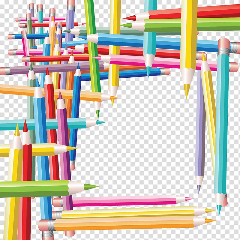 Colored pencil Frames Drawing , Tabla transparent background PNG clipart