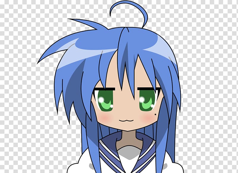 Lucky Star Anime Konata Izumi Drawing Poster, lucky transparent background PNG clipart