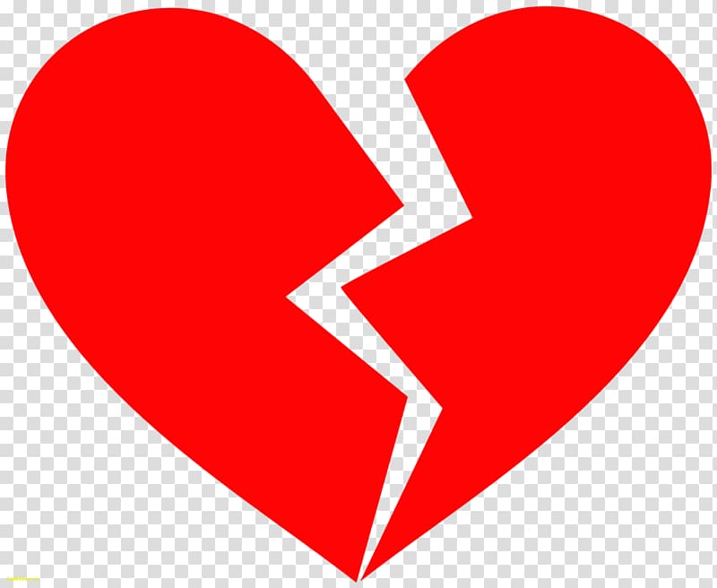 Broken heart Takotsubo cardiomyopathy , heart transparent background PNG clipart