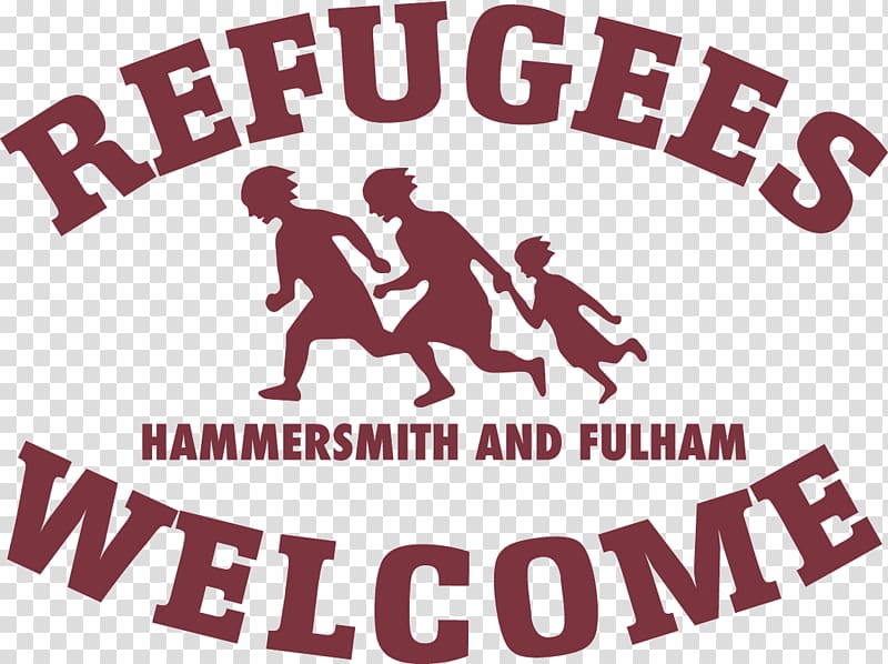 Fulham All Refugees are Welcome Logo Brand, Fulham transparent background PNG clipart