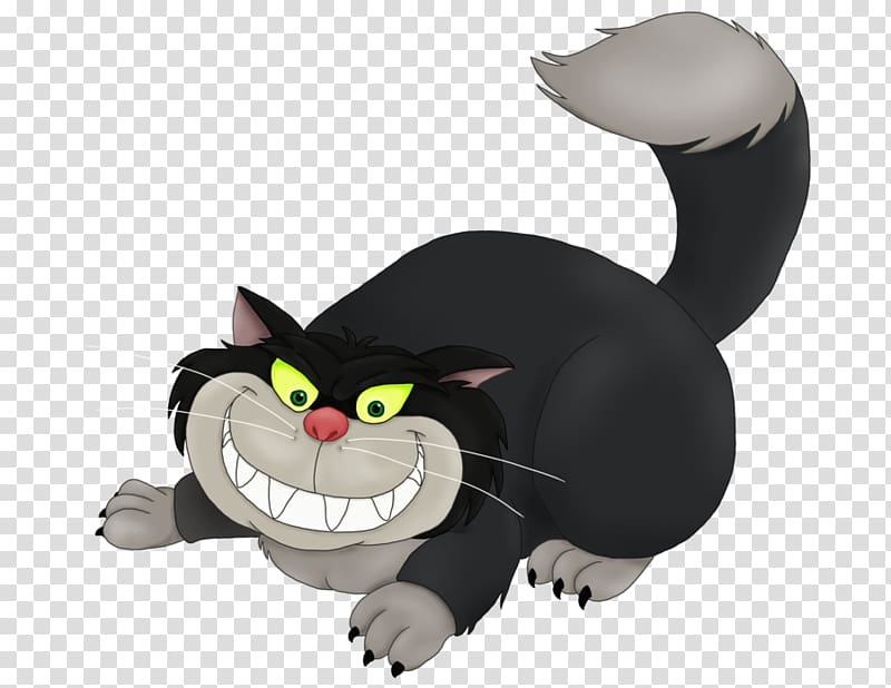 Cheshire Cat Lucifer Jaq Mouse, villain transparent background PNG clipart