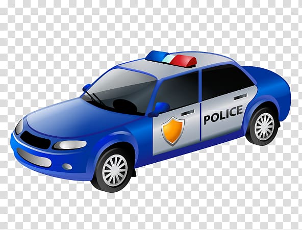 police officer car cartoon