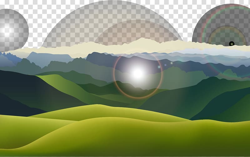 Sunrise , Mountain to watch the sunrise transparent background PNG clipart