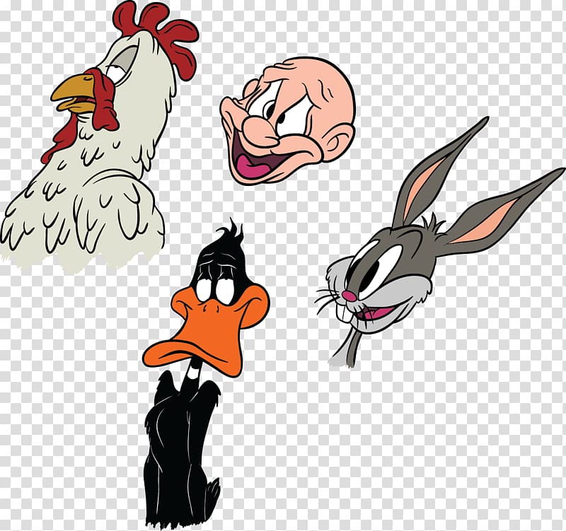 Daffy Duck Ralph Wolf and Sam Sheepdog Looney Tunes Rooster, Elmer Fudd transparent background PNG clipart