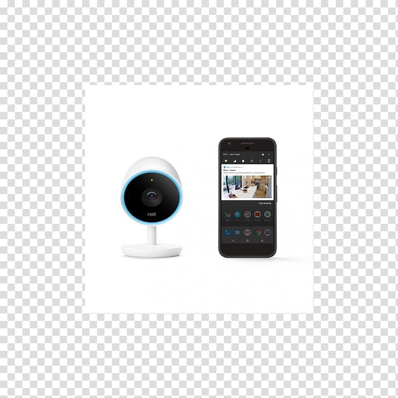 Nest Cam IQ Smart camera Closed-circuit television High-dynamic-range imaging, Camera transparent background PNG clipart