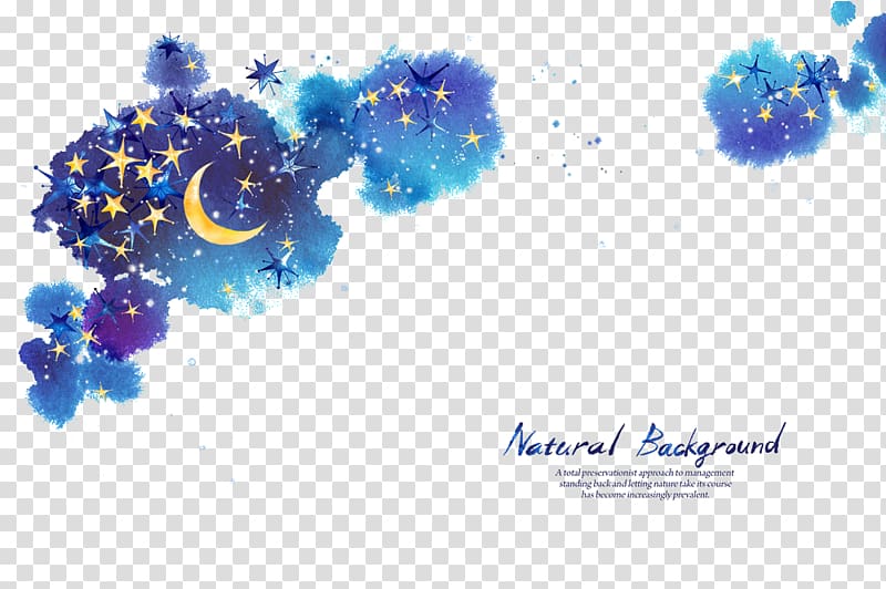 stars and moon natural background , Star Moon Night sky, Starry background transparent background PNG clipart