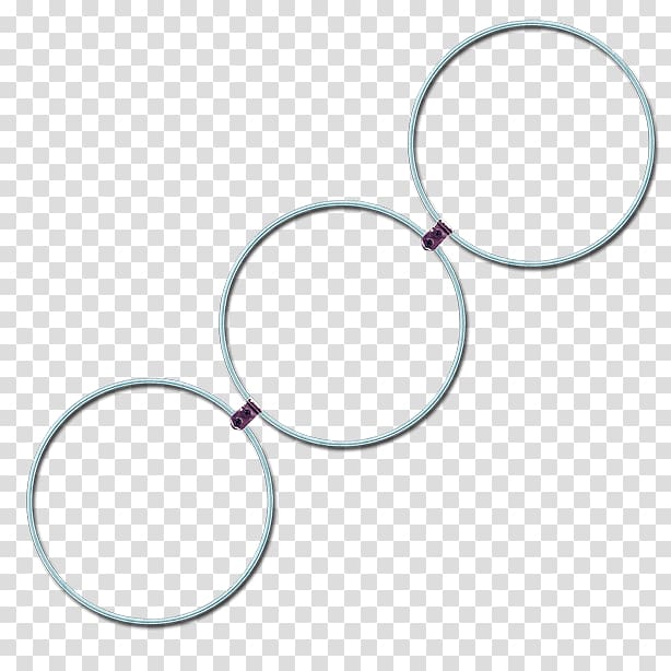 three gray rings illustration, Round frame transparent background PNG clipart
