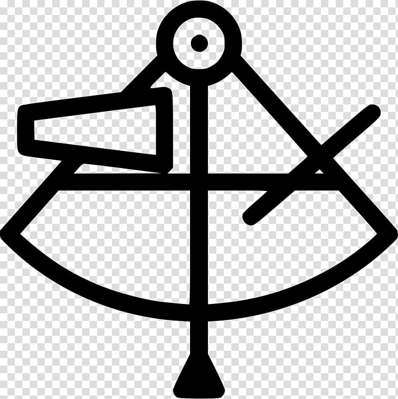 Sextant Navigational instrument Computer Icons, Angle transparent background PNG clipart