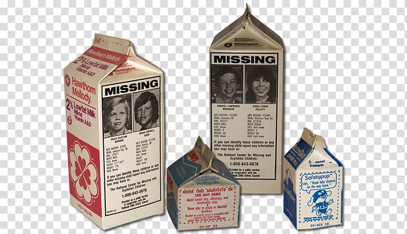 Disappearance of Etan Patz on a milk carton Missing person Almond milk, milk advertising transparent background PNG clipart