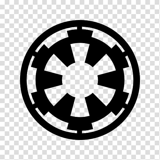 Anakin Skywalker Galactic Empire Decal Logo, star wars transparent background PNG clipart