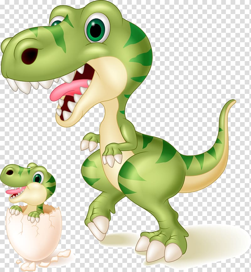 green T-rex dinosaur , Tyrannosaurus Dinosaur Drawing, dinosaur transparent background PNG clipart