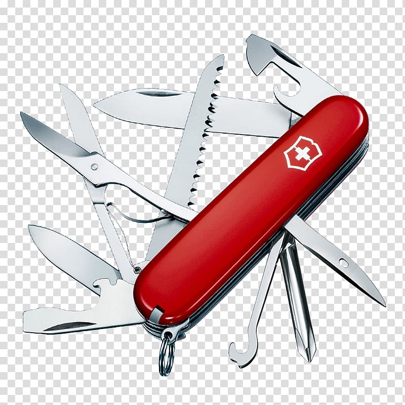 Swiss Army knife Victorinox Pocketknife Swiss Armed Forces, knife transparent background PNG clipart