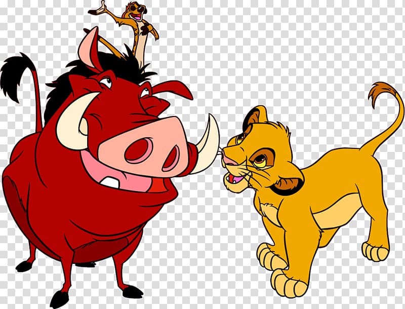 Timon and Pumbaa The Lion King , Sandbox transparent background PNG clipart
