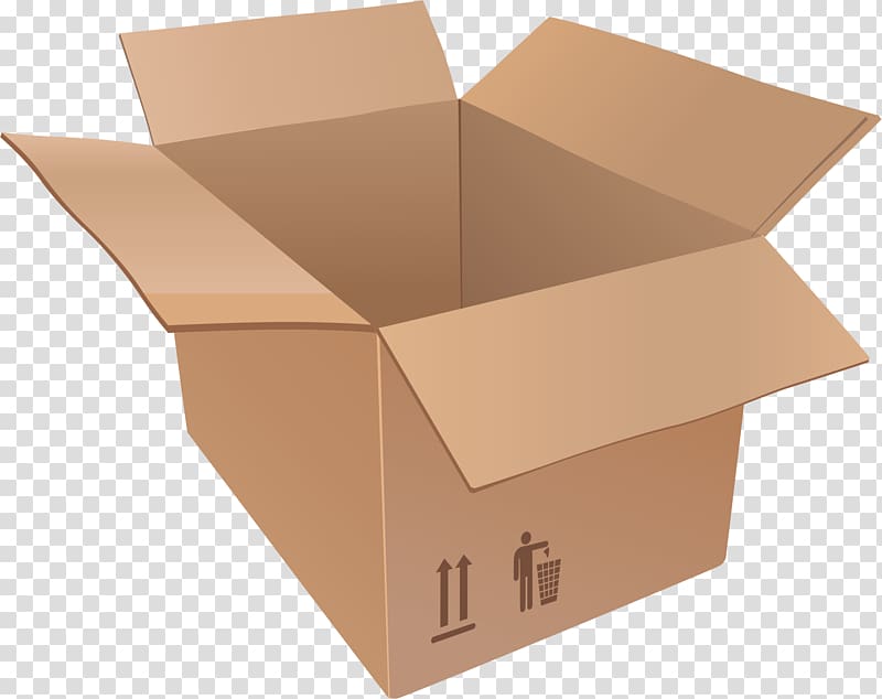 Cardboard box Mover Packaging and labeling Paper, Box transparent background PNG clipart