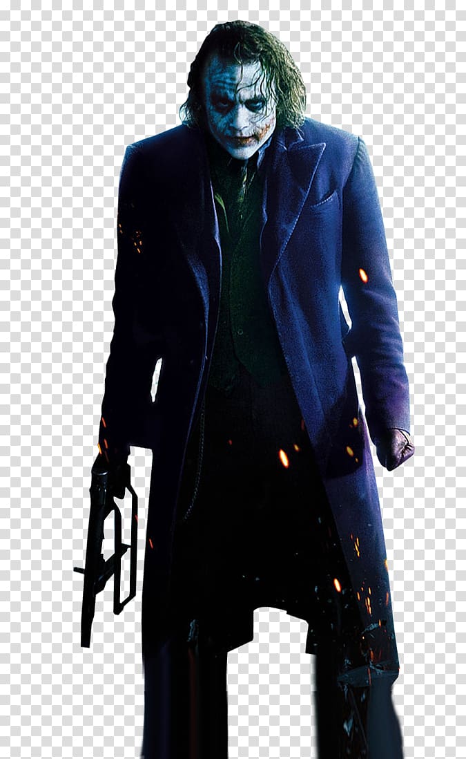 Joker The Dark Knight Heath Ledger Batman Two-Face, joker transparent background PNG clipart