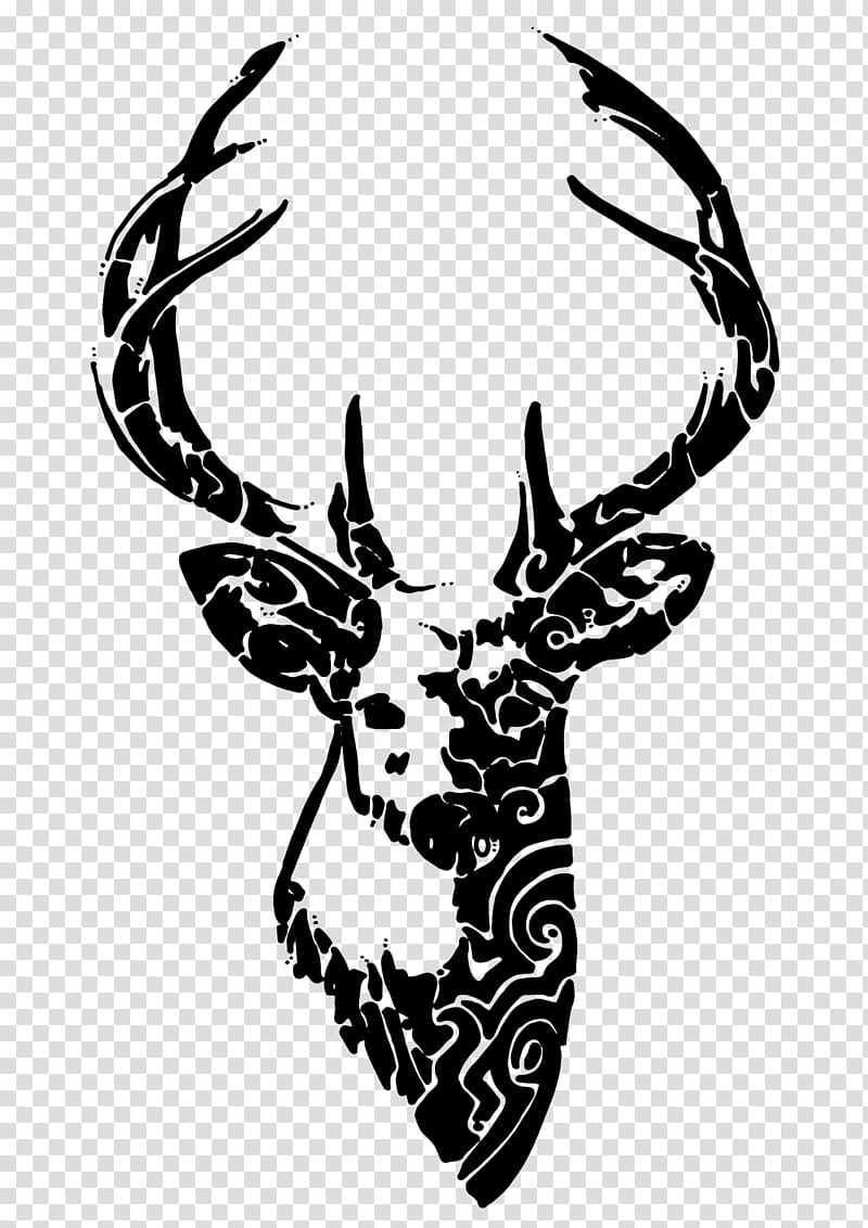 Deer Bacup Cricket Club Paper Sticker Decal, deer head transparent background PNG clipart