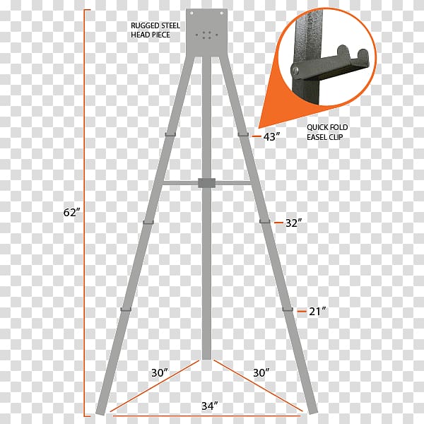 C&T Event Rentals Easel Steel Angle, backdrops transparent background PNG clipart
