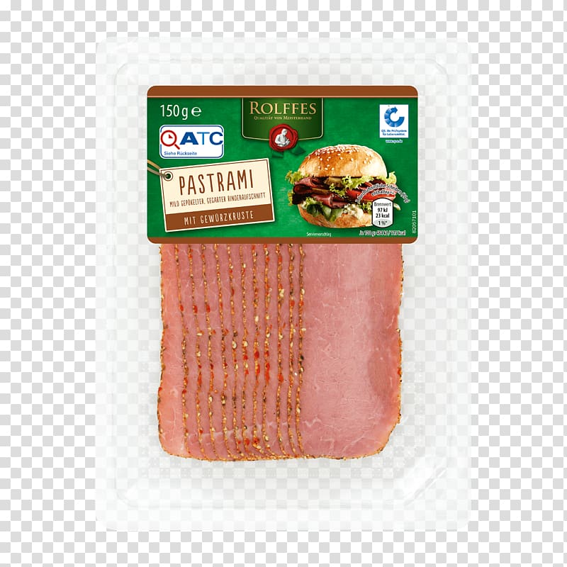 Pastrami Delicatessen Salt-cured meat Corned beef Mettwurst, meat transparent background PNG clipart