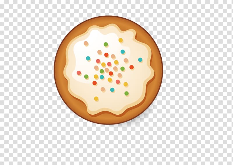 Icing Custard cream Chocolate chip cookie Biscuit, Hand-painted cookies transparent background PNG clipart