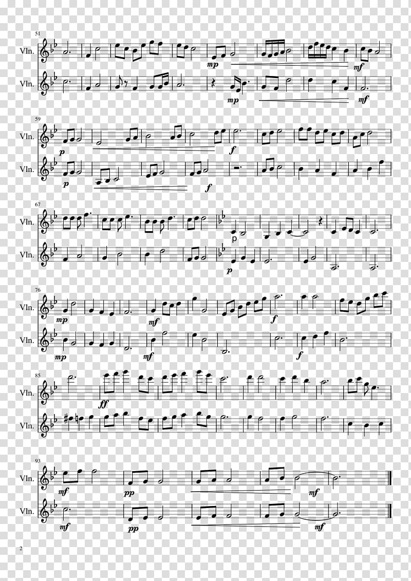 Sheet Music Songs from a Secret Garden Violin Song From a Secret Garden, free sheet music transparent background PNG clipart