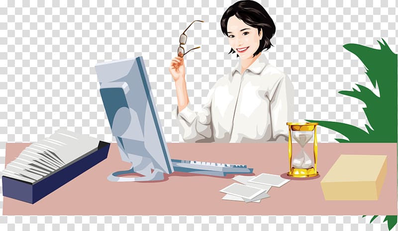 Programmer Cartoon, Computer elements transparent background PNG clipart