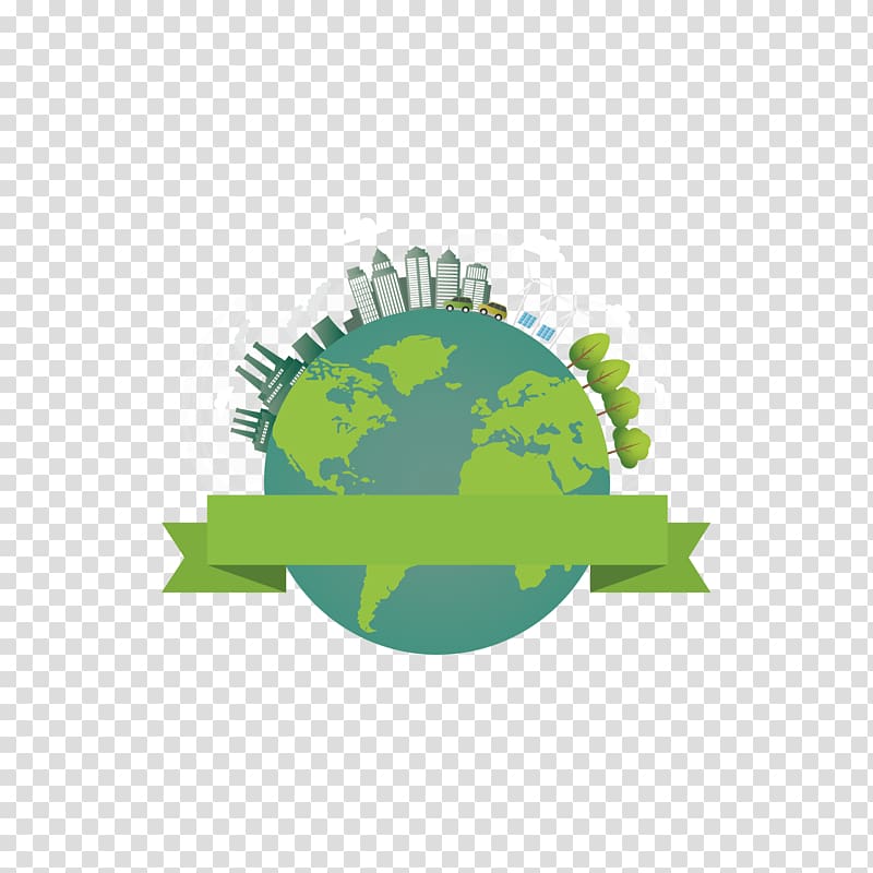 plant Earth illustration, World Environment Day Earth Day Natural environment, Green Earth and Architecture transparent background PNG clipart