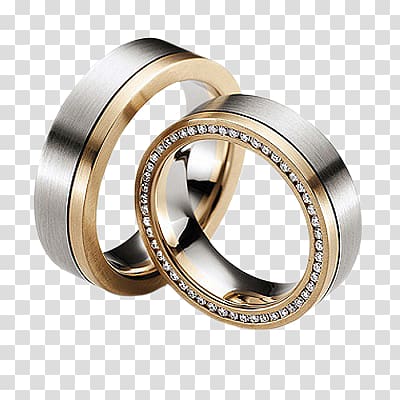 Wedding ring Titanium ring Jewellery, ring transparent background PNG clipart