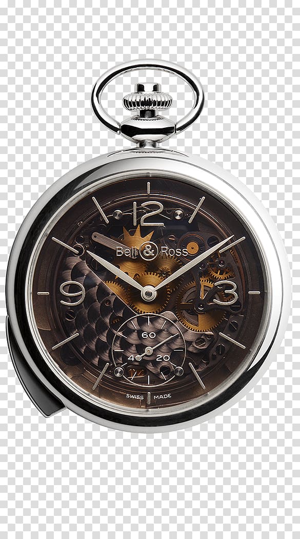 Skeleton watch Clock Skeleton watch Bell & Ross, Inc., watch transparent background PNG clipart