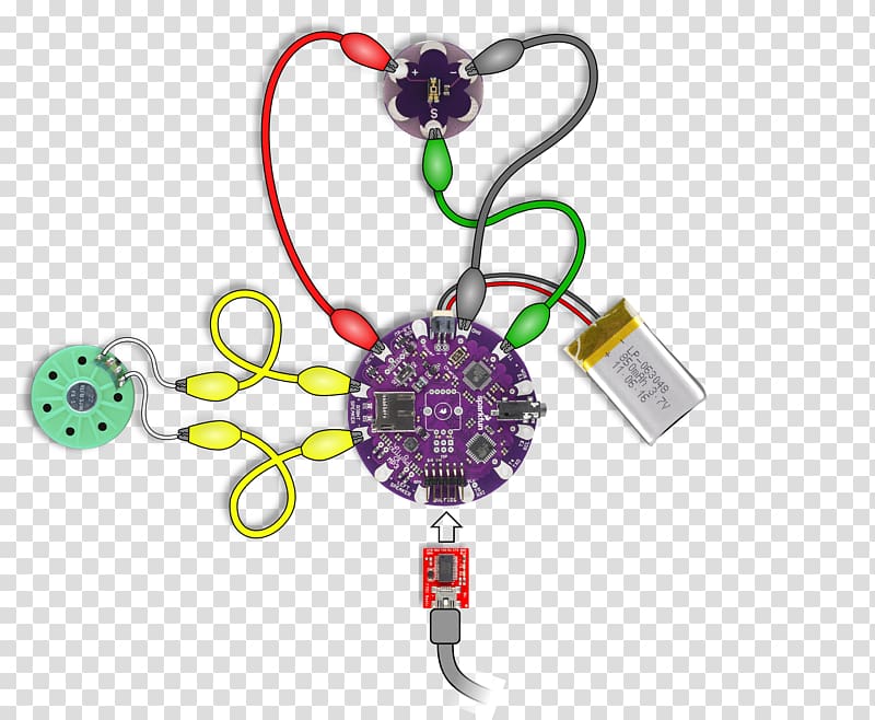 SparkFun Electronics Wiring diagram Arduino Sensor, Lilypad transparent background PNG clipart