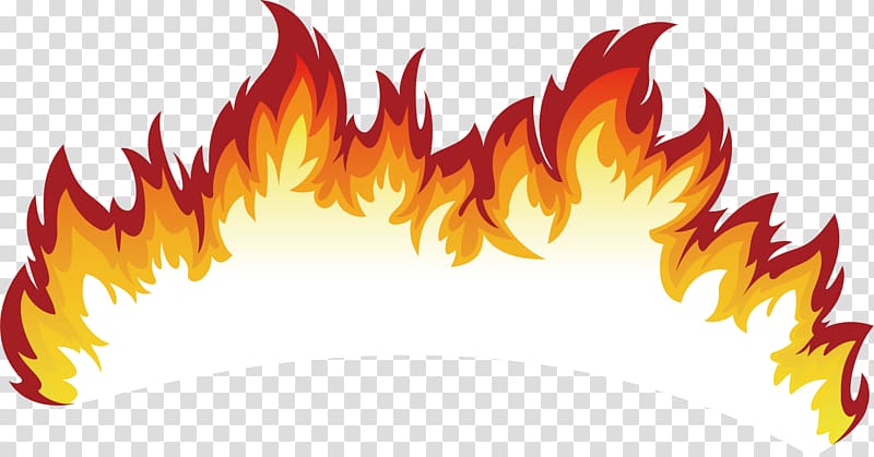 red and yellow fire graphic, Flame Illustration, A flame transparent background PNG clipart