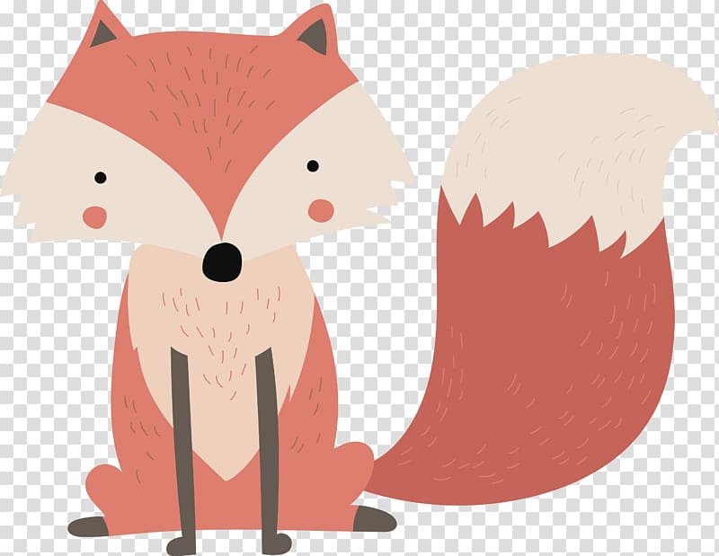 brown and white fox , Poster .de, Fox sitting transparent background PNG clipart