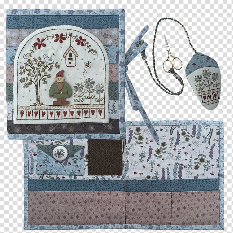 Textile Needlework, garden gnome transparent background PNG clipart