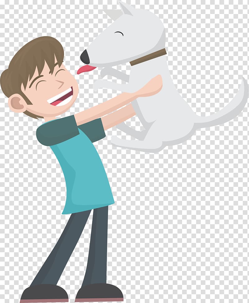 Dog Pet sitting Puppy, Happy people transparent background PNG clipart